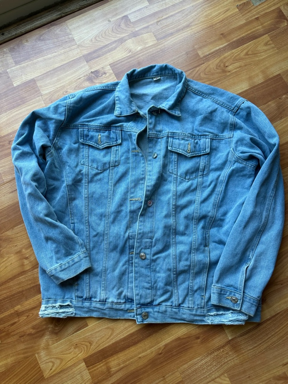 Classic Light Blue Denim Jacket - Women's Jean Jacket